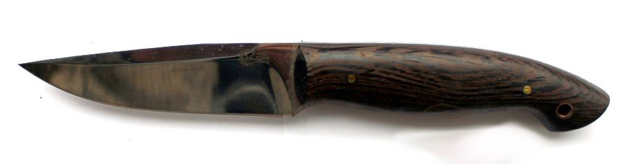 Нож Волк ков. сталь Х12МФц.м., ков. сталь орех