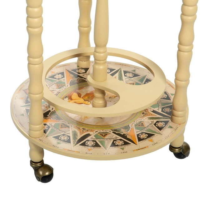 Глобус-бар напольный, сфера 33см, 44х44х88см