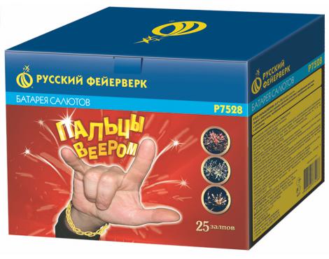 Батарея салютов "Пальцы веером"