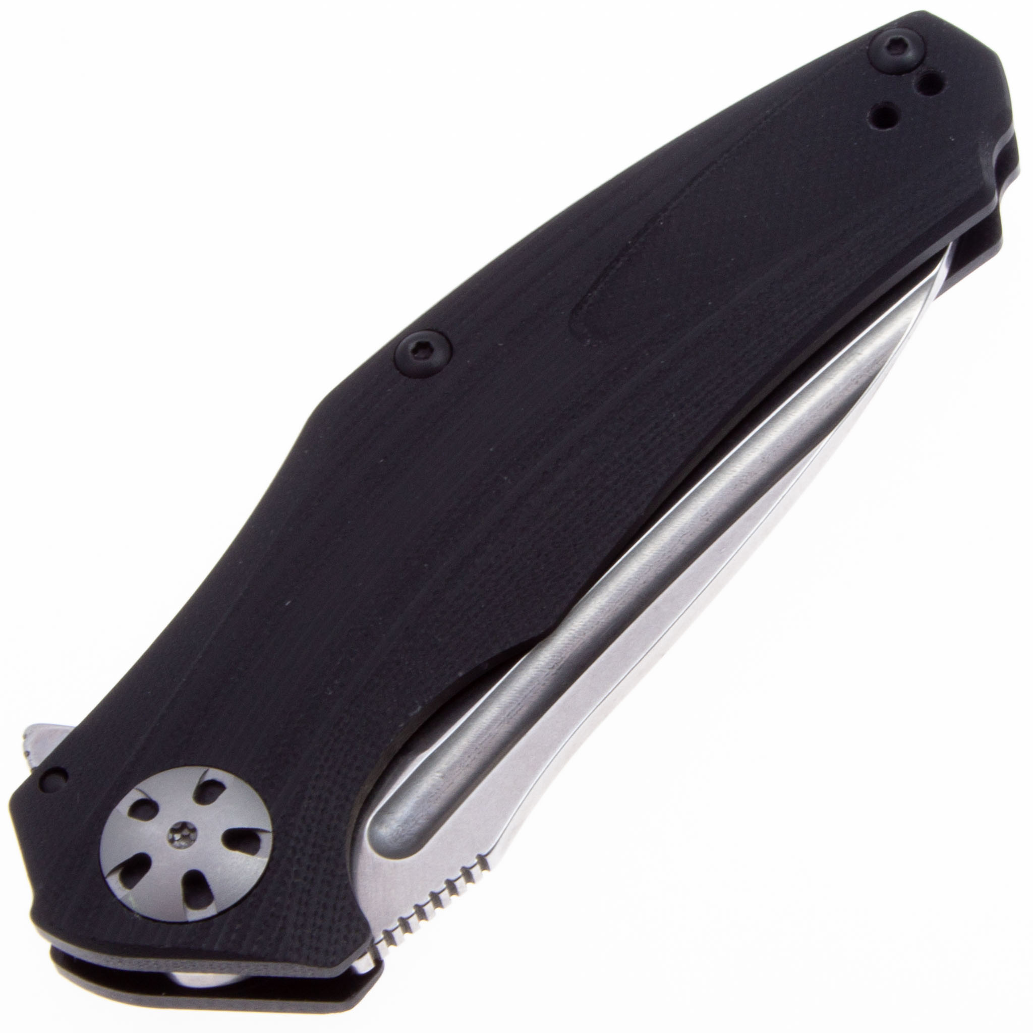 Нож складной Natrix (ст.-8CR13MOV, рук. G10, черн., клин серый)