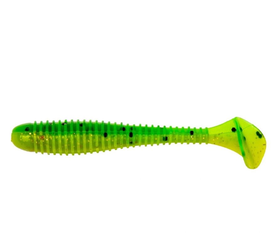 Виброхвост Catcher HS-2-010-N 3.55", 9см, Green Lime