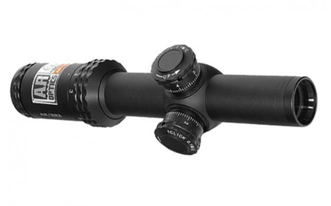 Прицел AK Optics 1-4*24, сетка BDC (30мм, подсв.)