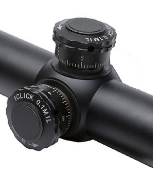 Прицел AK Optics 1-4*24, сетка BDC (30мм, подсв.)