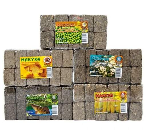 Макуха подсолнечная с добавкой кукурузы "Кормачок", 350г