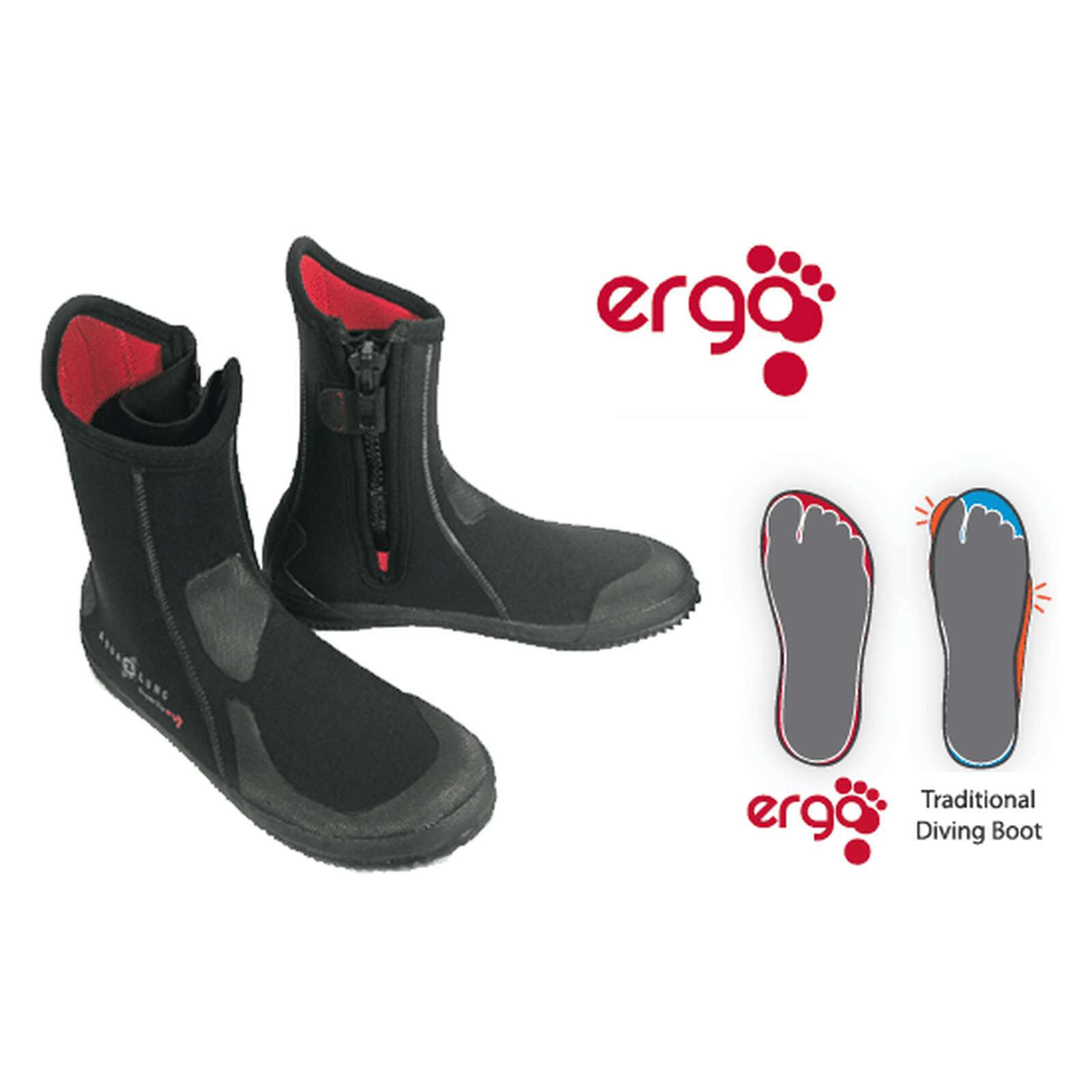 Гидроботинки Aqualung "Super ZIP" ERGO 6,5мм р.8 (41)