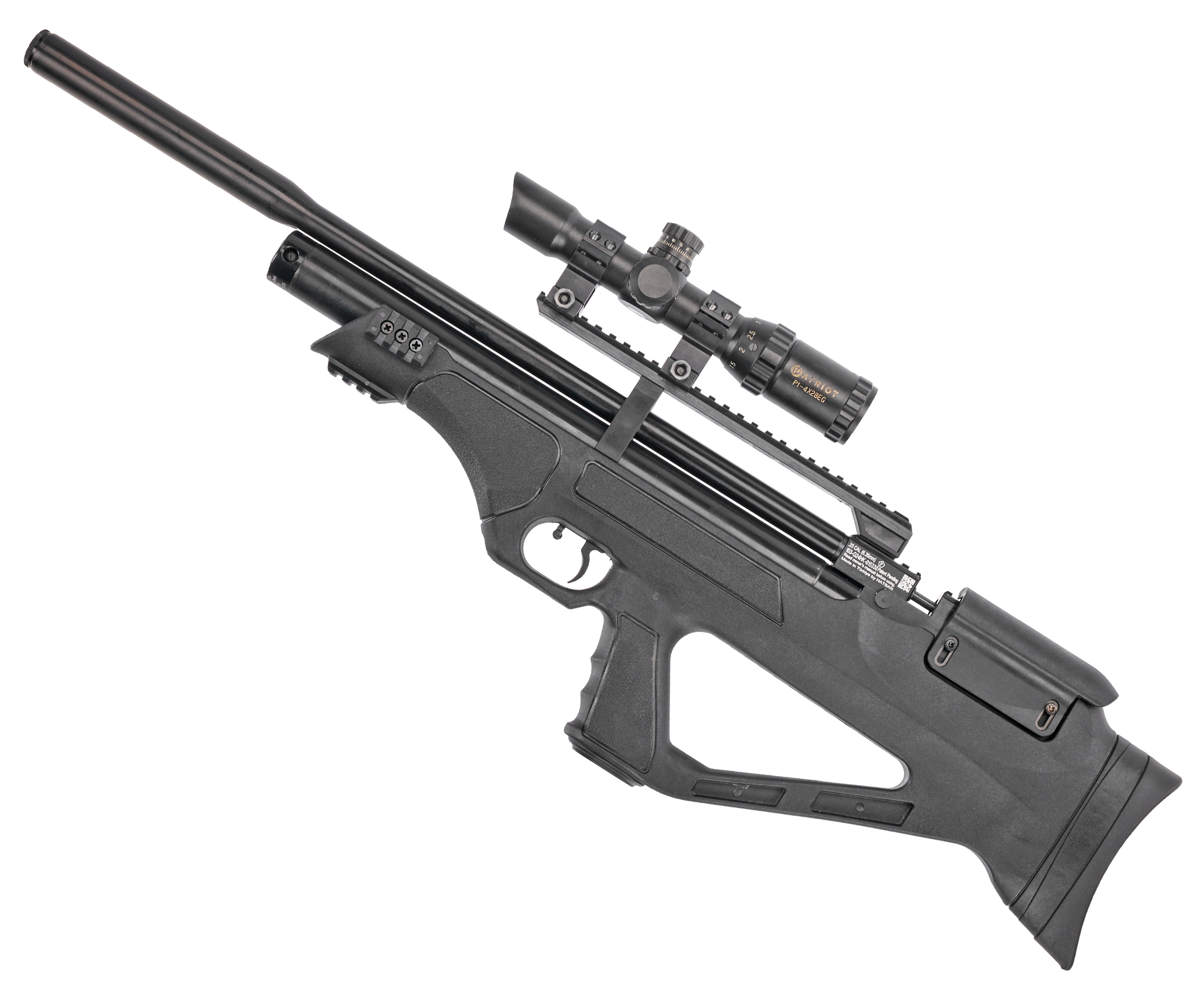 Винтовка пневматическая FLASHPUP QE к.6,35мм (PCP, 3Дж, пласт.),