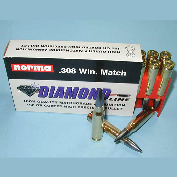 Патрон к.308Win, Match DL, 12,4г