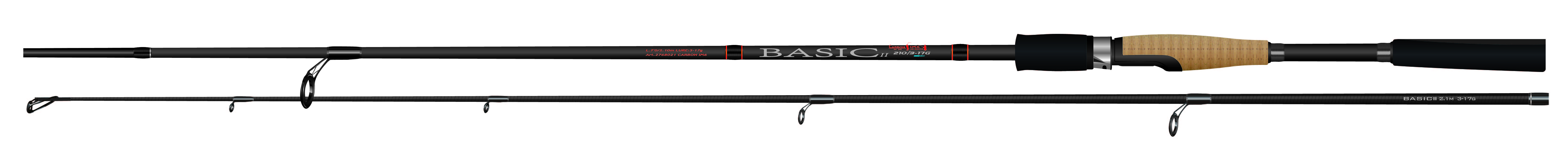 Удилище Basic II, 5-20г, 2.1м