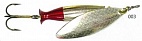 Блесна Aglia Long  Heavy silver-silver/red, №3