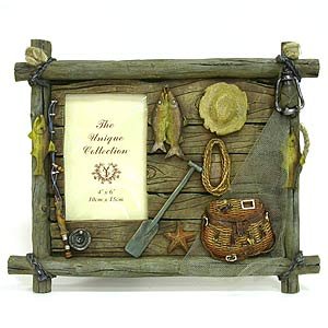 Фоторамка "Рыбалка" 9984, керамика