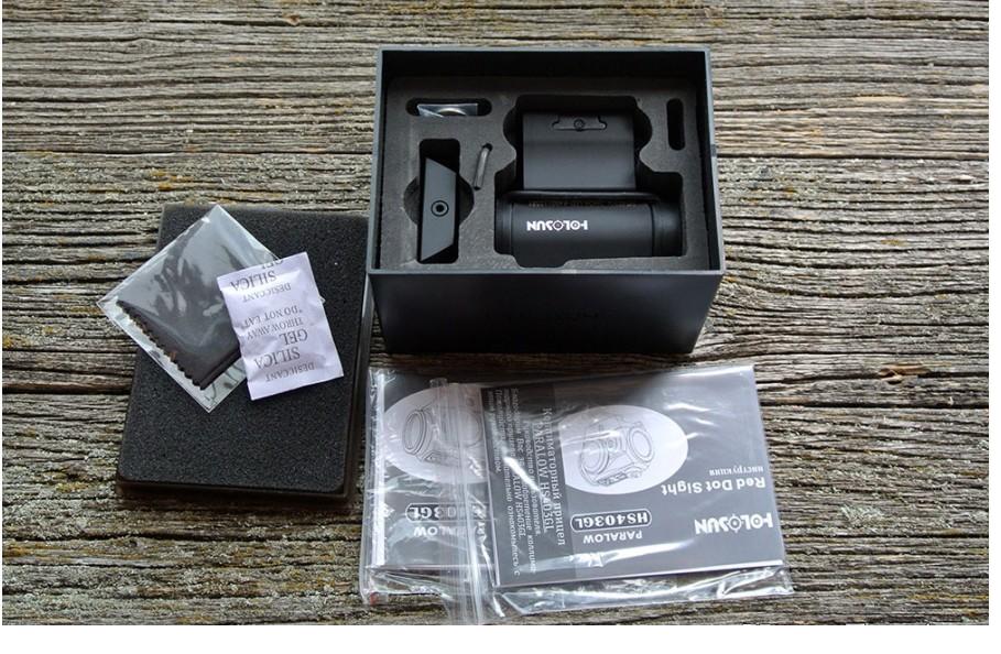 Прицел коллиматорый  PARALOW (weawer, 2MOA, 12подсв.+NV)