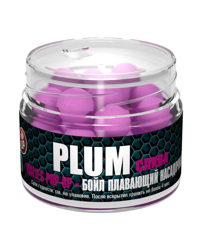 Бойлы плавающие Sonik Baits Pop-Up 14 мм Plum (Cлива)