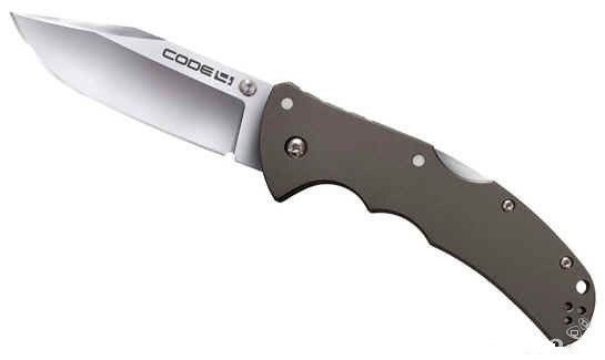 Нож Code-4 Clip Point (ст.- AUS8A, замок Tri-ad Lock)