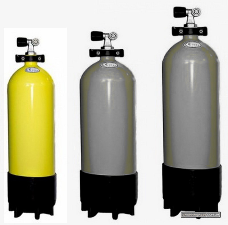 Баллон стальной 18л без вентиля