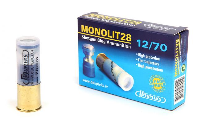 Патрон к.12*70, пуля Monolit (28гр.)