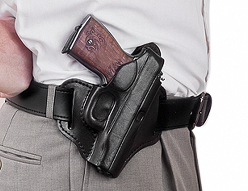 Кобура Glock 19, поясн., мод.С (кож., черн.)