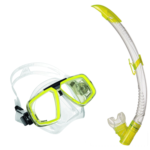 Комплект маска+трубка (Look [прозр. силик.)+Airflex)