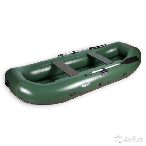 Лодка ПВХ "Джой-280", 2 местная, н/д, зеленая