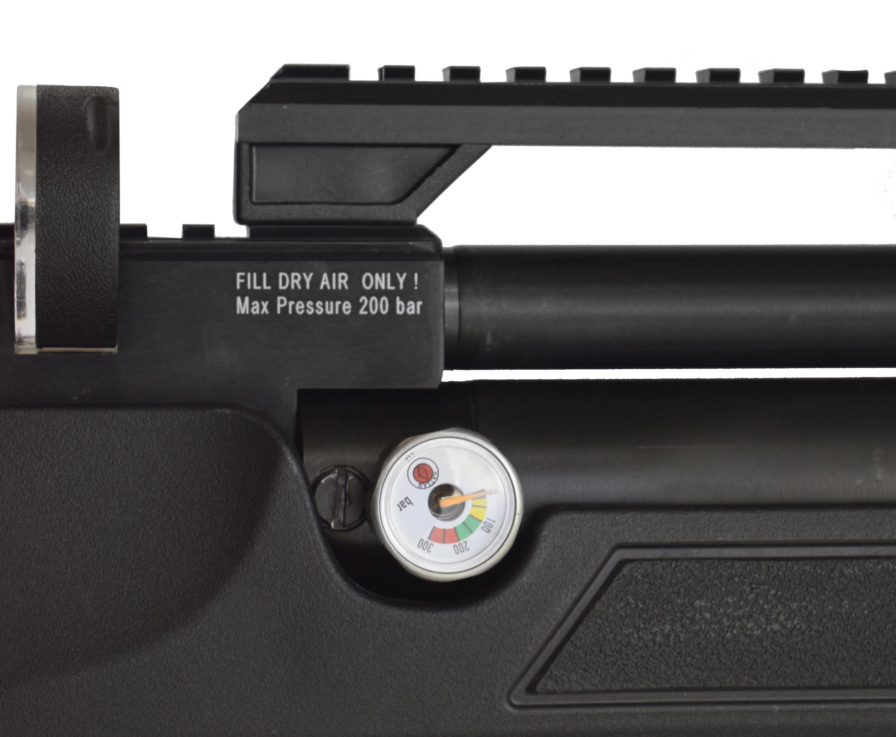 Винтовка пневматическая FLASHPUP QE к.6,35мм (PCP, 3Дж, пласт.),