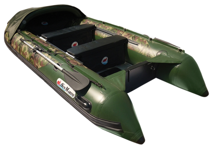 Лодка SDP-330 (D military/green) A/L, 4+1 местная
