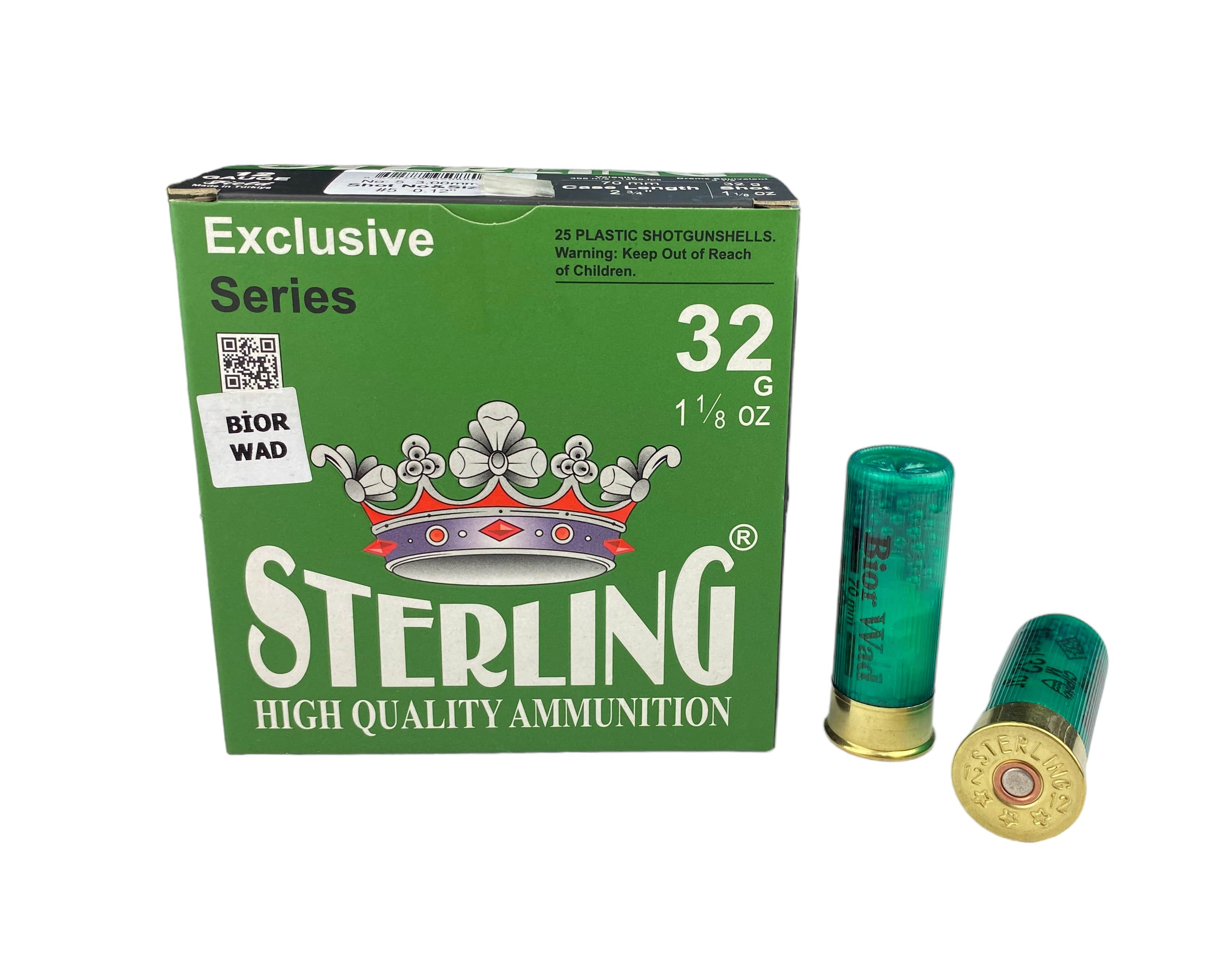 Патрон Sterling, к.12*70, №3 (32гр.)