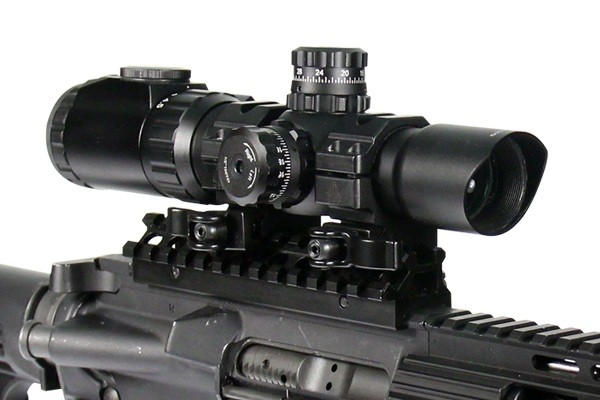 Прицел 1-4*24 Sporting Scope., Circle Dot, подсв., 30мм.
