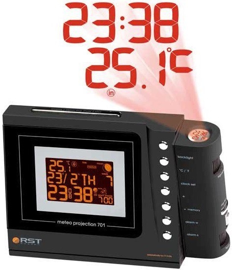 Проекционные часы будильник 32701