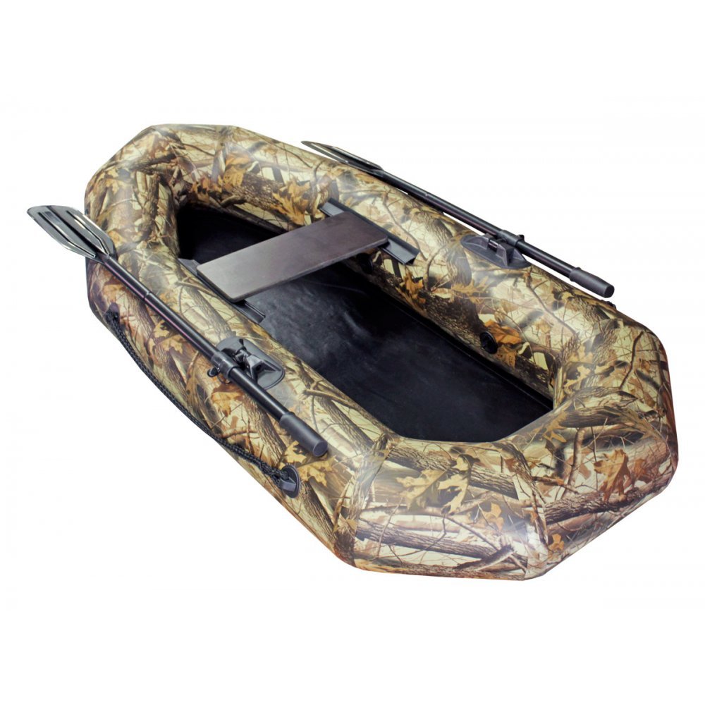 Лодка ПВХ "Компакт-210" гребная, 1 местная, камуфляж