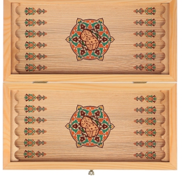 Нарды - шашки "Морские" средние 40*20*3,3