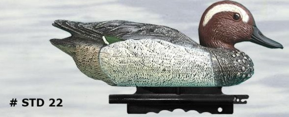 Чучело селезень  "Чирок-трескунок" (серия делюкс), STD22