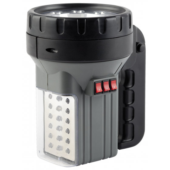 Фонарь-прожектор FA58M, 2ah 1w+9+18 led зу 220v