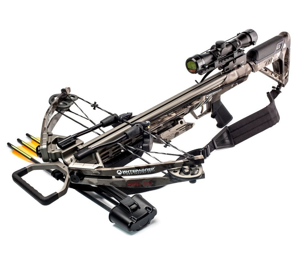 Арбалет блочный "Жнец 390" кам. (с комплектацией)+Нож Kraken