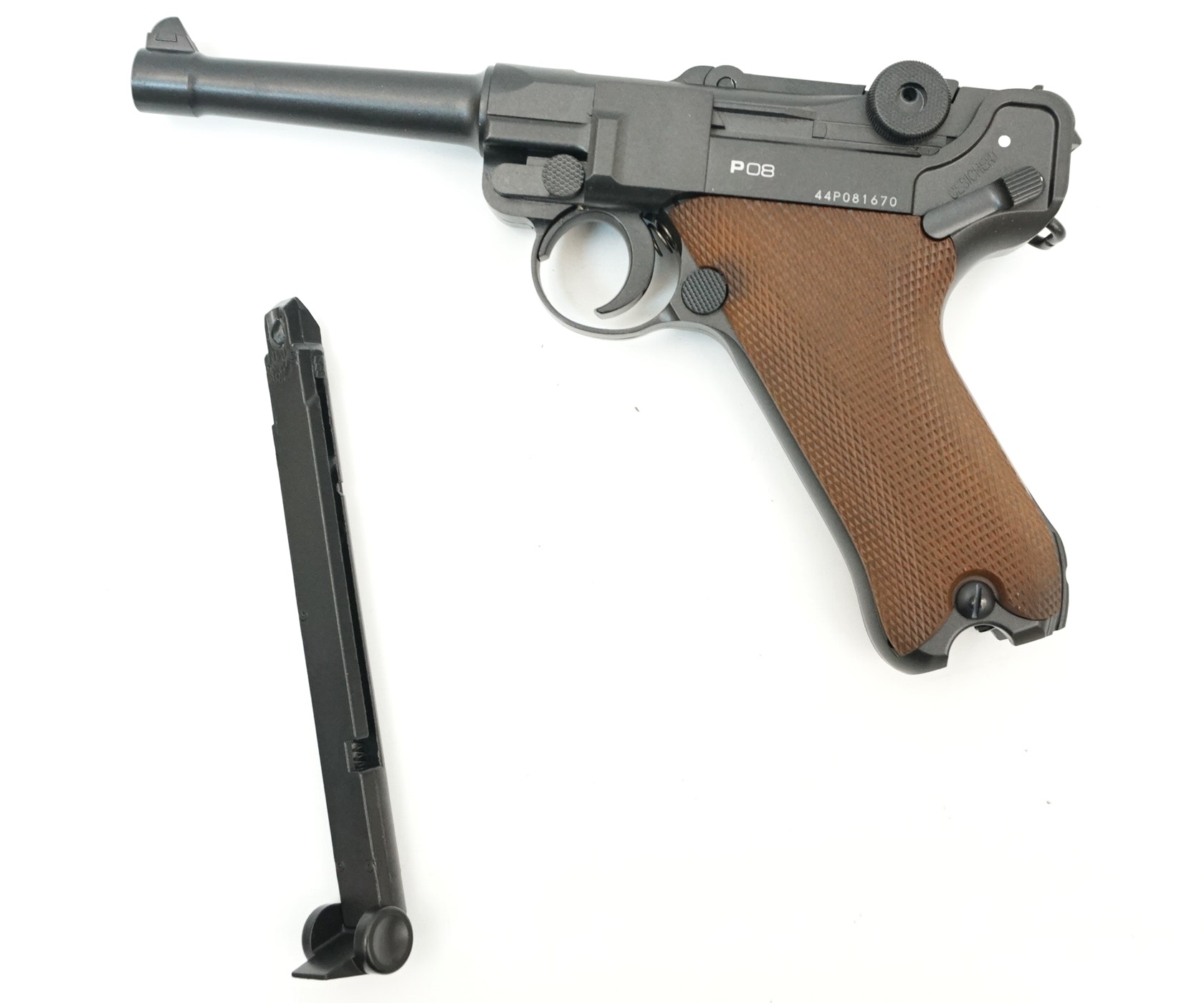 Пистолет пневм. P08, к.4,5