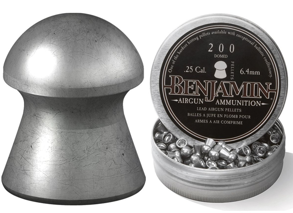 Пули Benjamin Discovery Domed к. 6,35мм, 27,8гран (200шт.)