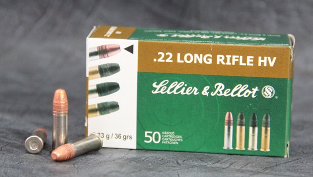 Патрон к.22LR, HV, 2,33гр. (50шт.)