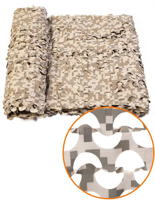 Сеть маскировочная 3D Пейзаж Камыш пк-6