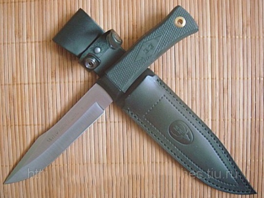 Нож такт. "Mirage"  (рук.полимер. кож.ножны)