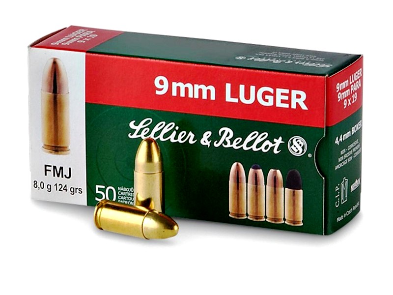 Патрон к.9*19 Luger FMJ