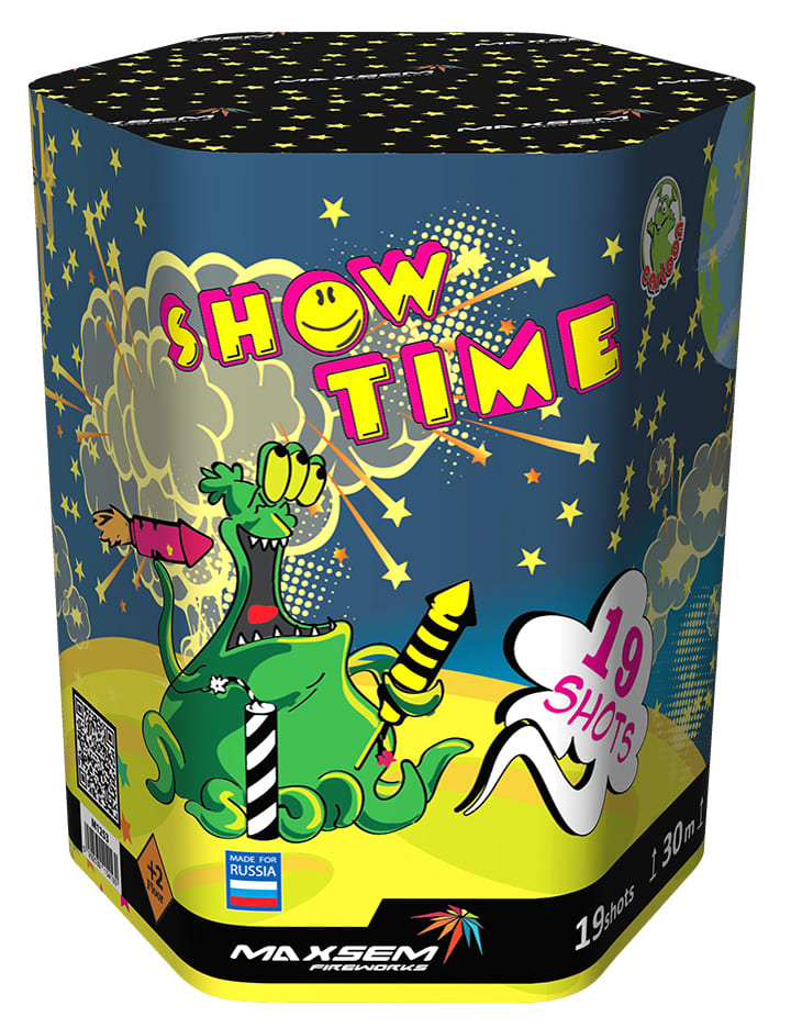 Батарея салютов "Snow Time" 19 залп. (1/8),