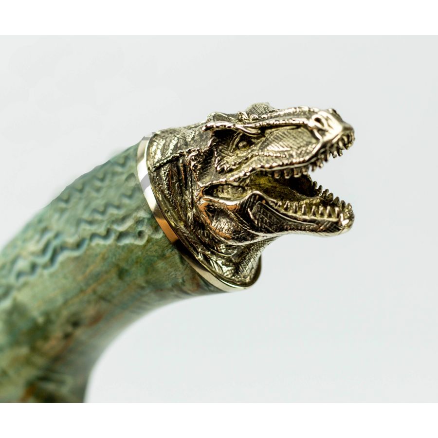 Нож Скиф дам. сталь литье  "динозавр" рукоять карельская береза