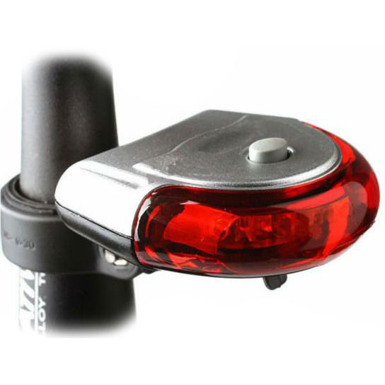 Фара задняя велосипедная (RLETLRJK3001)  3 диода, 3 функции