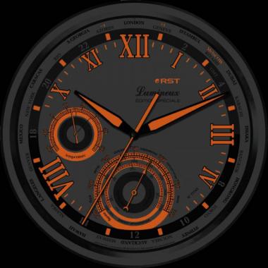 Метеочасы настенные (часы, бар-р, тер-р, мировое время)