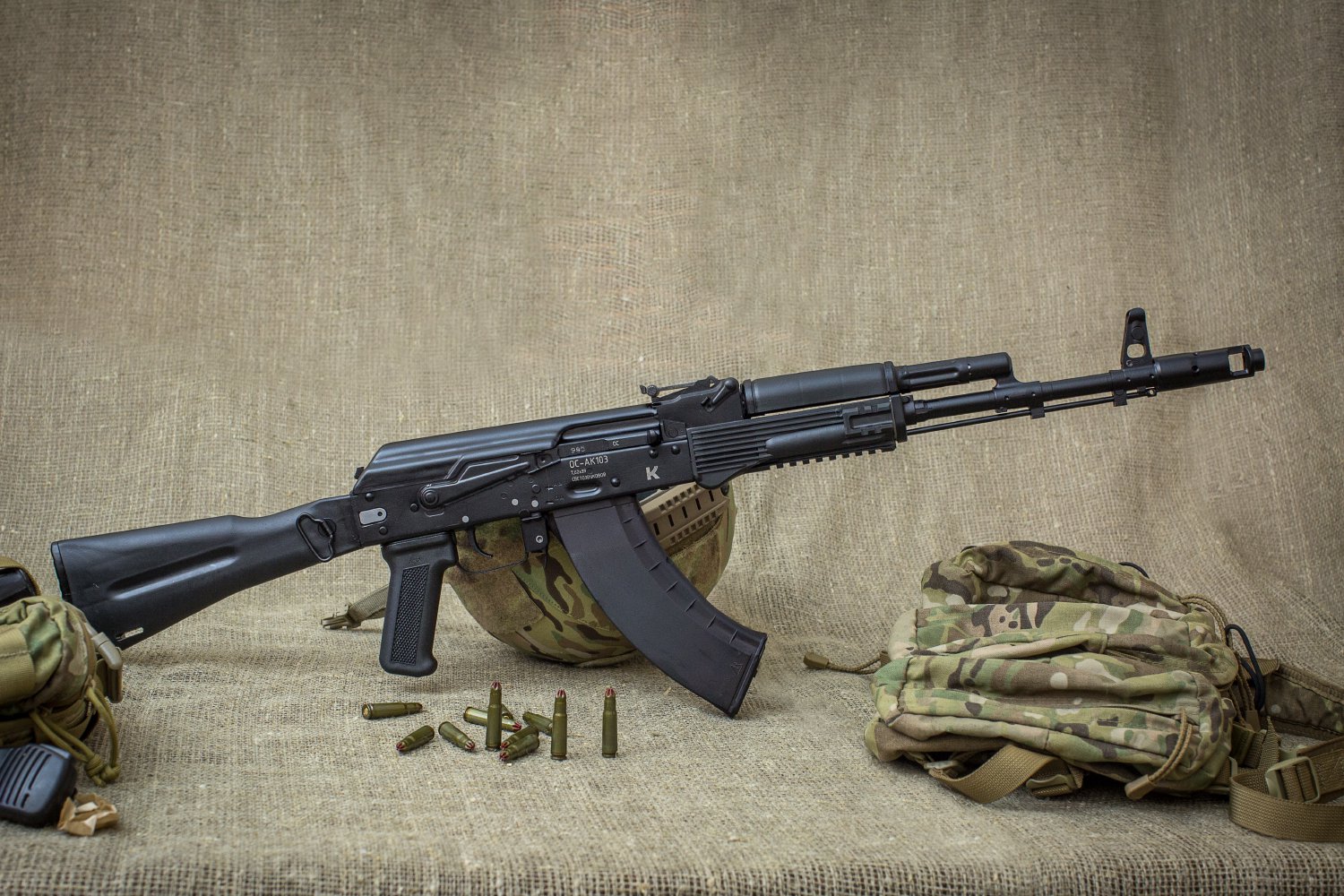 Оружие списанное, охолощ. АК-103, к.7,62*39 (КОМ1)