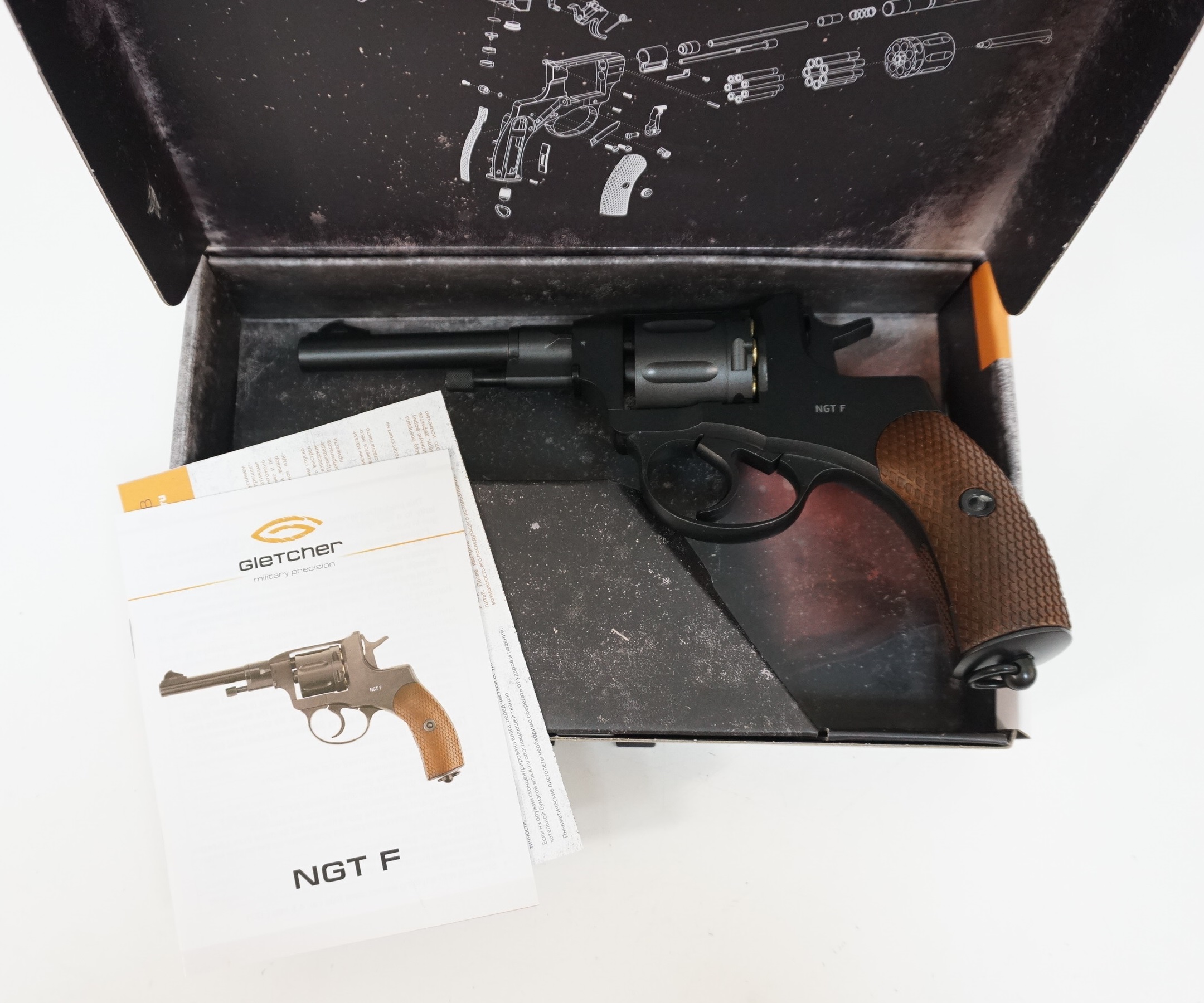 Револьвер пневматический NGT, к.4,5мм