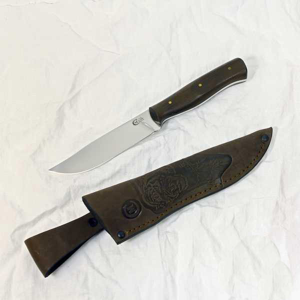 Нож Пума Х12МФ ков. сталь орех