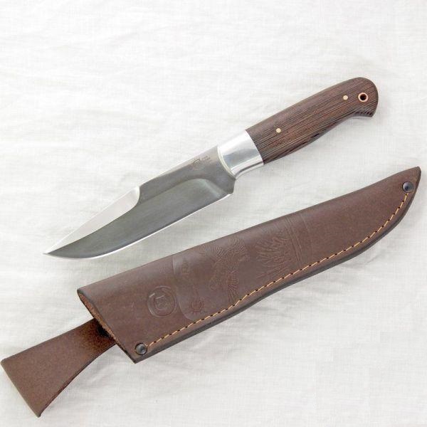 Нож Бизон ков. сталь Х12МФ ц,м дюраль венге