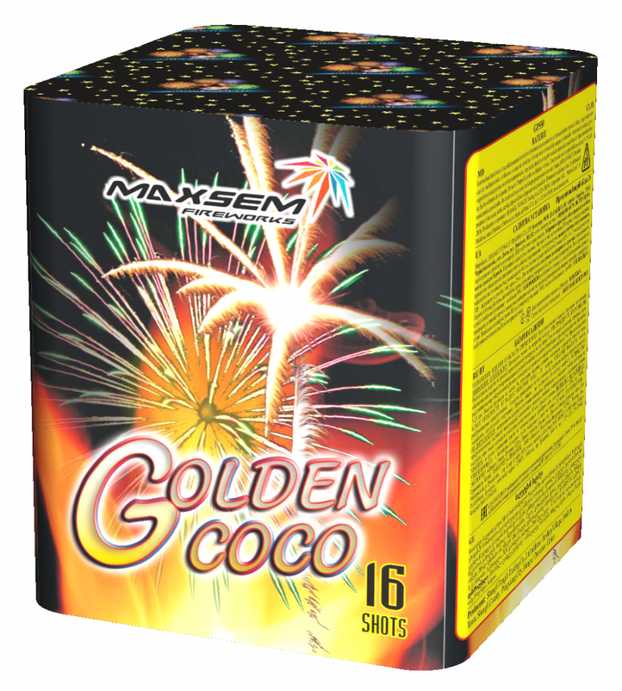 Батарея салютов Maxem, "Golden Col." 25 залп. (1/4)