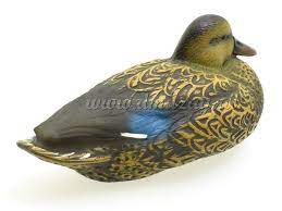 Чучело утка "Кряква" отдыхающая