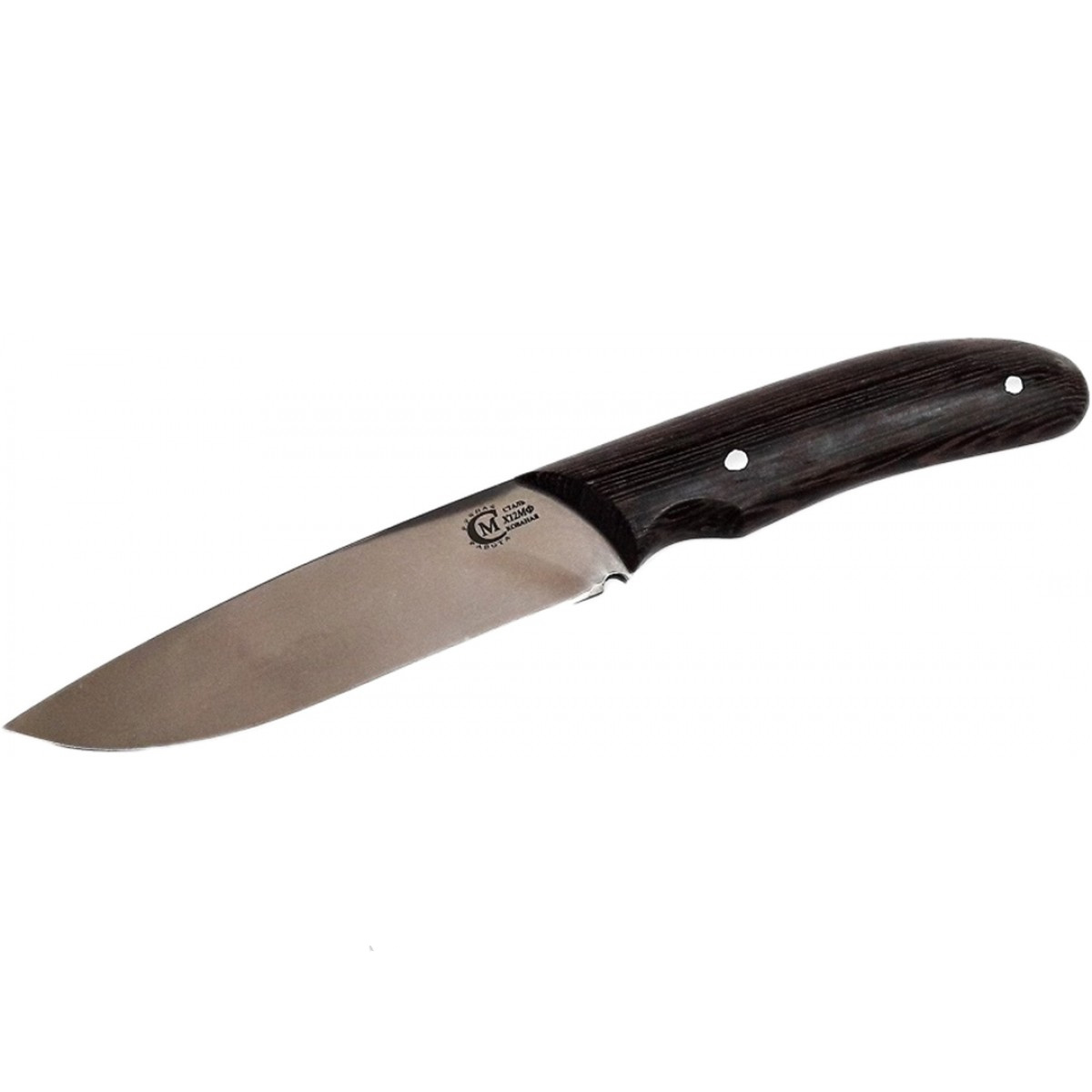 Нож Лис  Х12МФ кован. сталь орех плашка