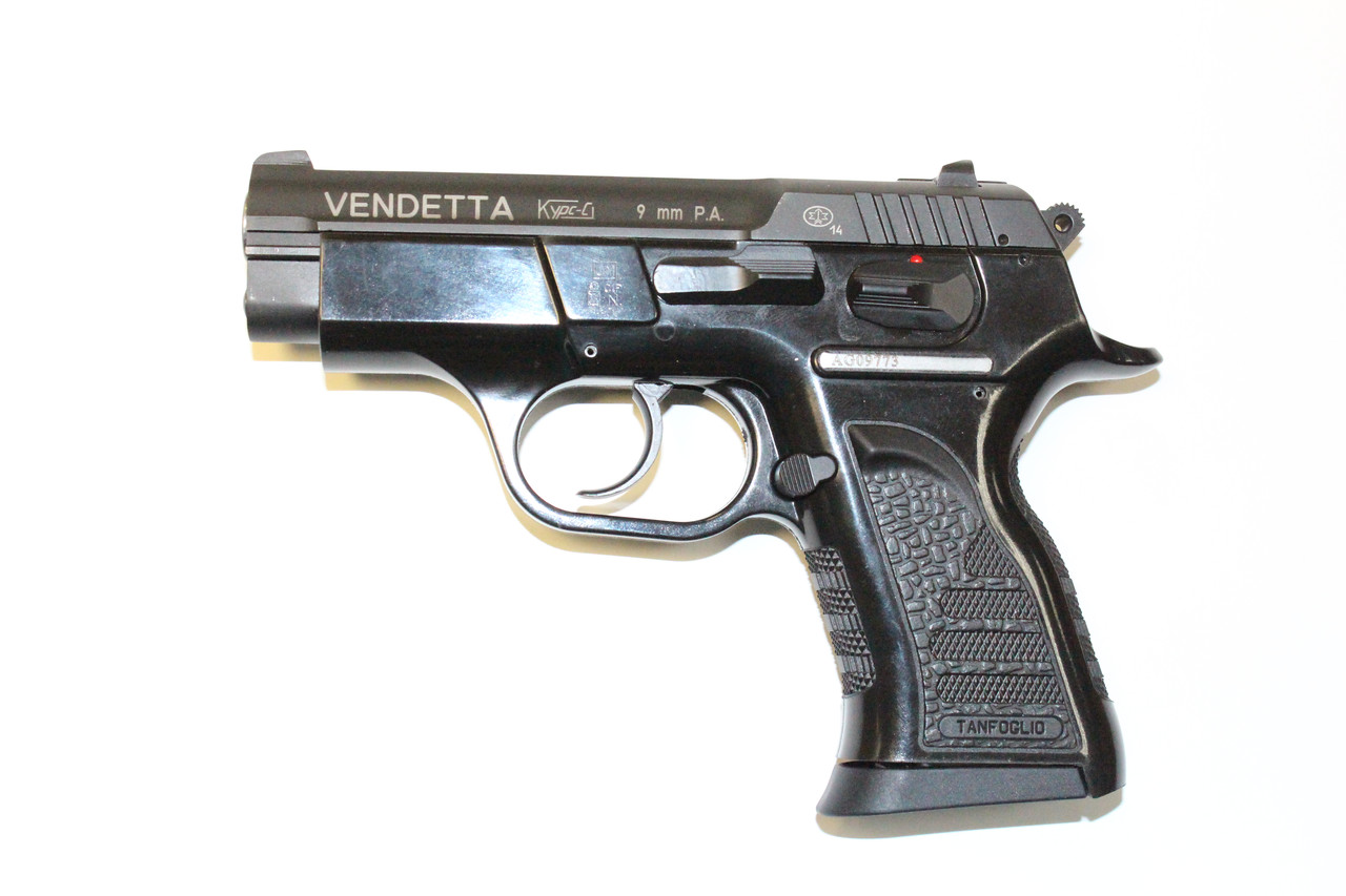 Пистолет травм. VENDETTA Tanfoglio, к.9мм P.A. (ОООП)